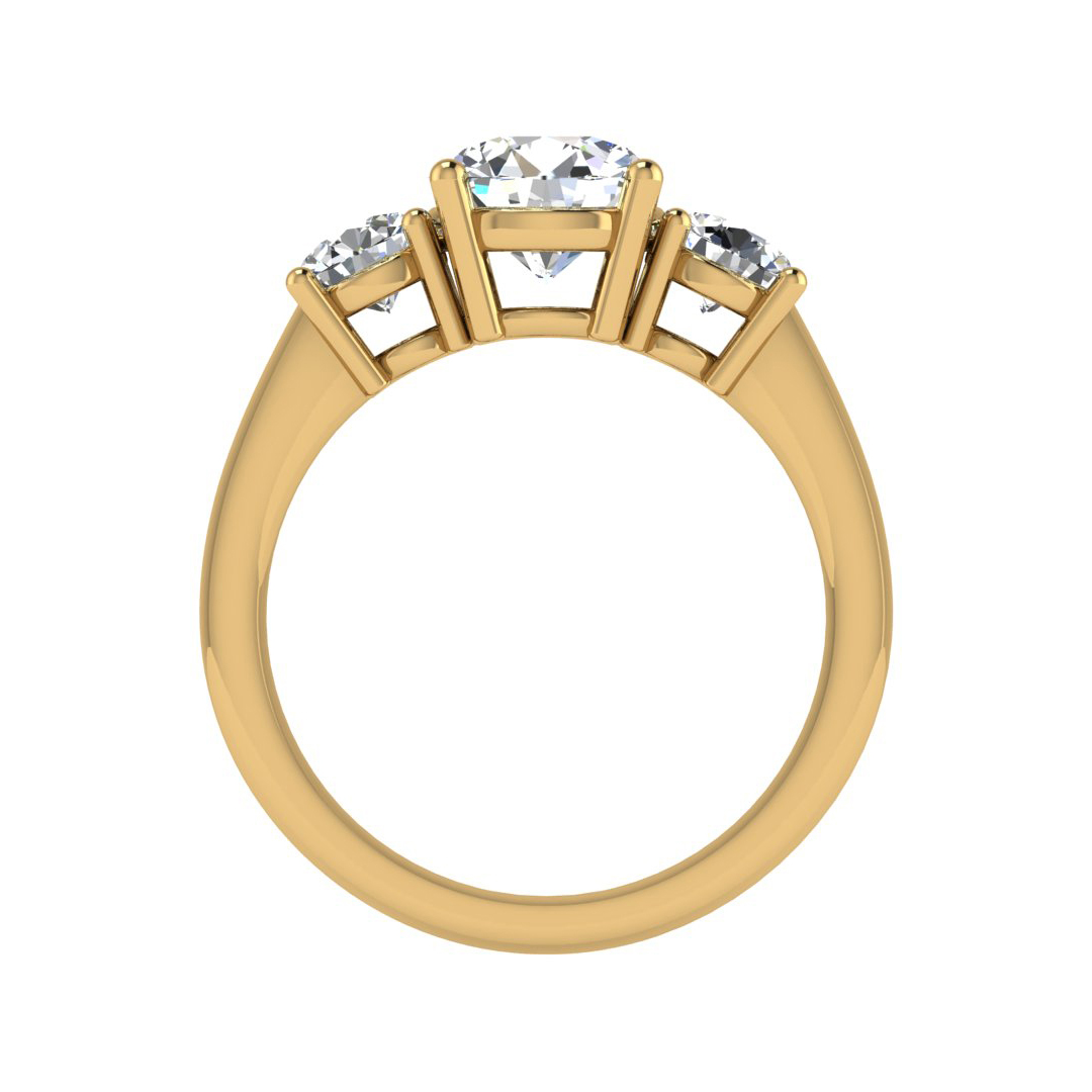 Daleyza Three-Stone Engagement Ring